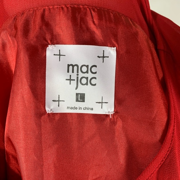Mac + Jac Red Sheath Sleeveless Dress Size L - Picture 6 of 8